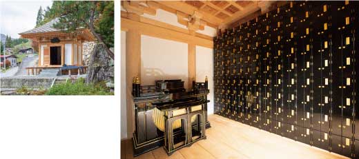寺院の敷地に納骨堂を新築